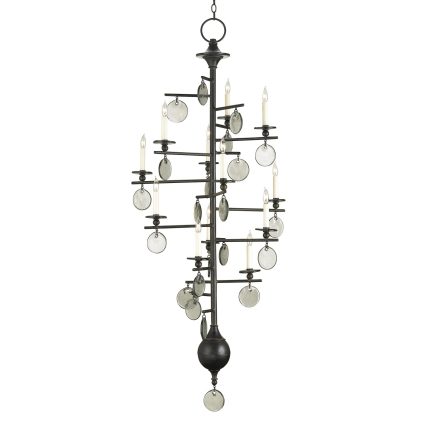 Currey And Company Sethos 28 Inch 12 Light Chandelier Cp114091