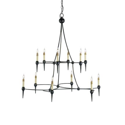 Currey And Company Danielli 41 Inch 12 Light Chandelier Cp114306