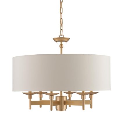 Currey And Company Bering 28 Inch 6 Light Chandelier Cp115444