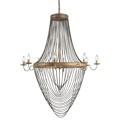 Currey And Company Lucien 46 Inch 8 Light Chandelier Cp116774