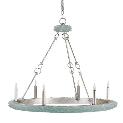Currey And Company Tidewater 35 Inch 6 Light Chandelier Cp119572