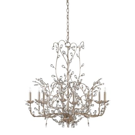 Currey And Company Crystal Bud 33 Inch 8 Light Chandelier Cp120626