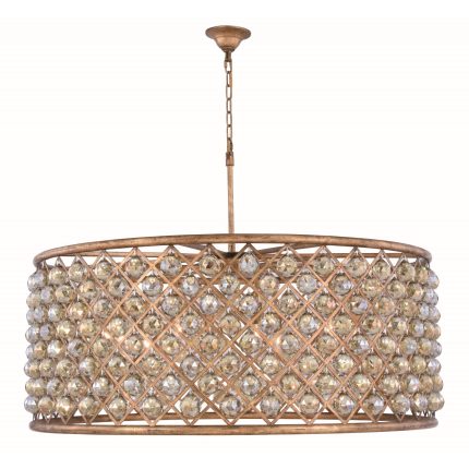 Elegant Lighting Urban Classic Madison 43 Inch 10 Light Chandelier Cp385474
