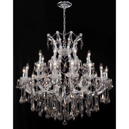 Elegant Lighting Maria Theresa 36 Inch 24 Light Chandelier Cp42759