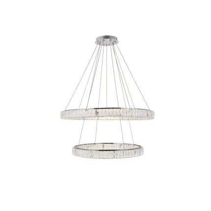 Elegant Lighting Monroe 42 Inch 1 Light Led Chandelier Cp414851