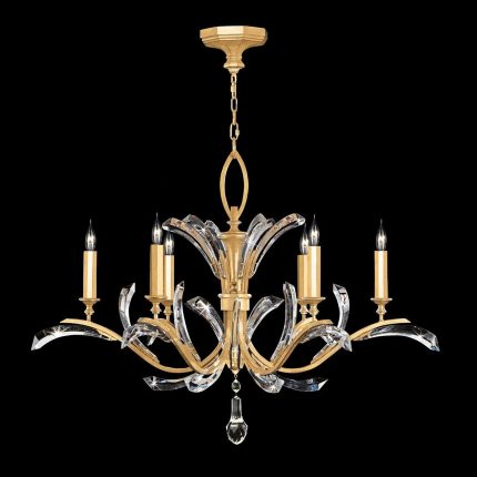 Fine Art Beveled Arcs 42" Chandelier