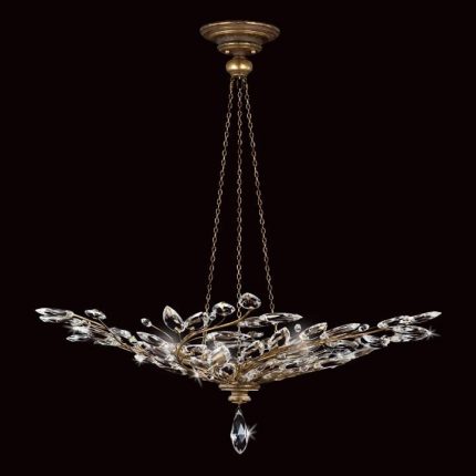 Fine Art Lamps Crystal Laurel 47 Inch Large Pendant Cp101022