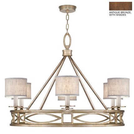 Fine Art Lamps Cienfuegos 39 Inch 6 Light Chandelier Cp110607