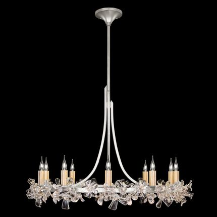 Fine Art Lamps Azu 34 Inch 10 Light Led Chandelier Cp482216
