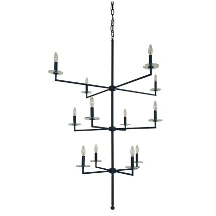 Framburg Muse 127 Inch 12 Light Chandelier Cp413005