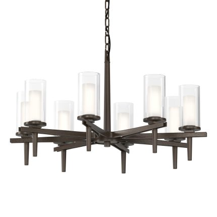 Hubbardton Forge Constellation 34 Inch 8 Light Chandelier Cp8507