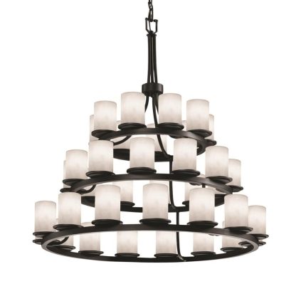 Justice Design Group Clouds 42 Inch 36 Light Led Chandelier Cp441555