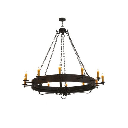 Meyda Lighting 72 Inch 12 Light Semi Flush Mount Cp247905