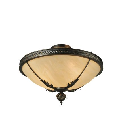 Meyda Lighting Hoja 30 Inch 4 Light Semi Flush Mount Cp17226