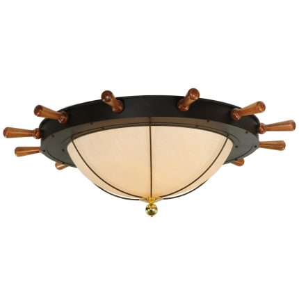 Meyda Lighting Nautical 74 Inch 12 Light Flush Mount Cp17951