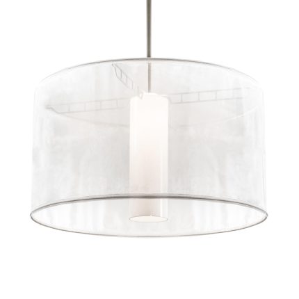 Meyda Lighting Organza White 36 Inch Large Pendant Cp18215