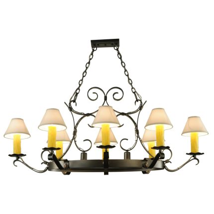 Meyda Lighting 56 Inch 8 Light Semi Flush Mount Cp248297