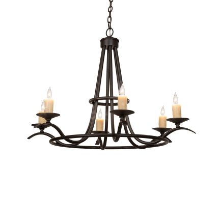 Meyda Lighting 36 Inch 6 Light Chandelier Cp248345