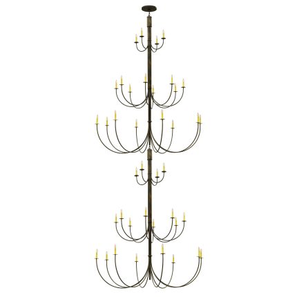 Meyda Lighting 78 Inch 40 Light Semi Flush Mount Cp248487