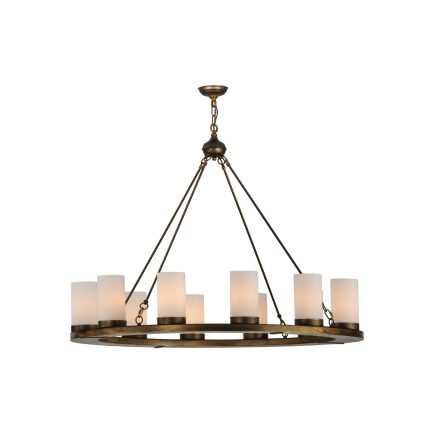 Meyda Lighting 48 Inch 12 Light Semi Flush Mount Cp248629