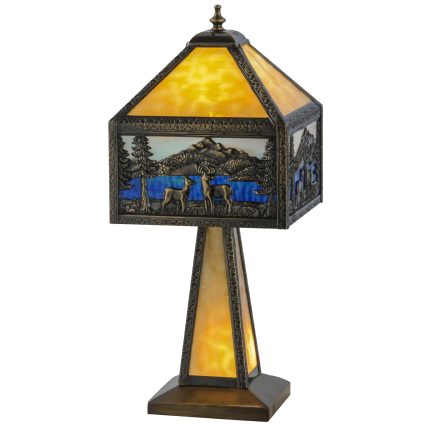 Meyda Lighting Deer Lodge 21 Inch Table Lamp Cp187141
