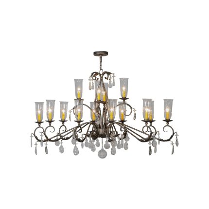 Meyda Lighting 62 Inch 14 Light Semi Flush Mount Cp248973