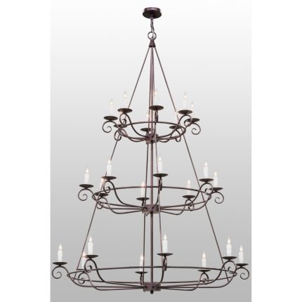 Meyda Lighting 60 Inch 24 Light Semi Flush Mount Cp249277