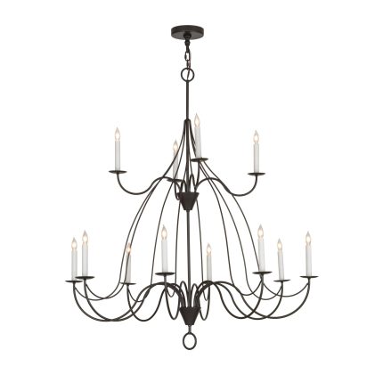 Meyda Lighting 48 Inch 12 Light Semi Flush Mount Cp249343