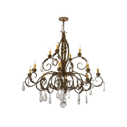 Meyda Lighting 50 Inch 12 Light Semi Flush Mount Cp250088