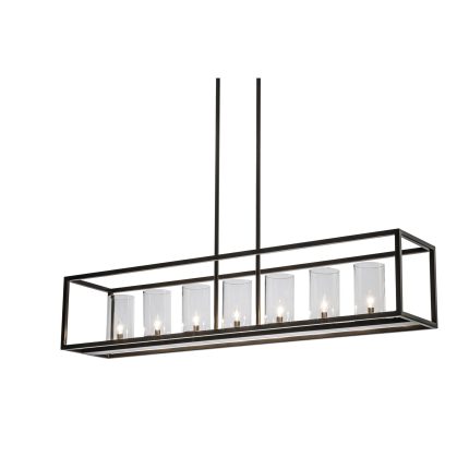 Meyda Lighting 60 Inch 7 Light Linear Suspension Light Cp250271