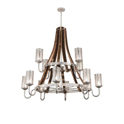 Meyda Lighting 60 Inch 12 Light Semi Flush Mount Cp251643