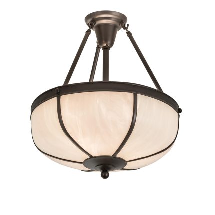Meyda Lighting 18 Inch 3 Light Semi Flush Mount Cp252464
