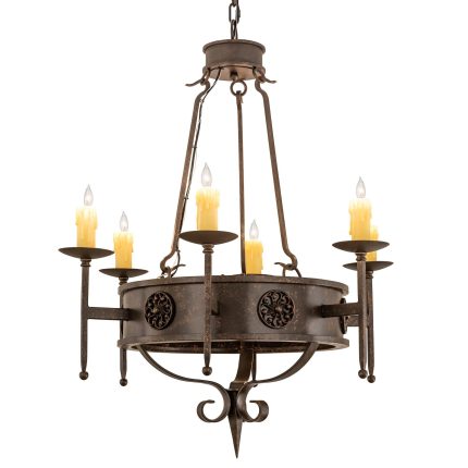 Meyda Lighting Lorenzo 30 Inch 8 Light Chandelier Cp744317