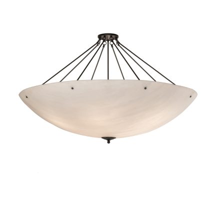 Meyda Lighting Madison 60 Inch 12 Light Semi Flush Mount Cp746159