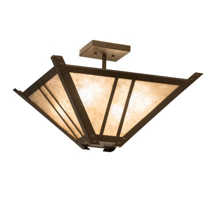 Meyda Lighting Arta 32 Inch 4 Light Semi Flush Mount Cp746087