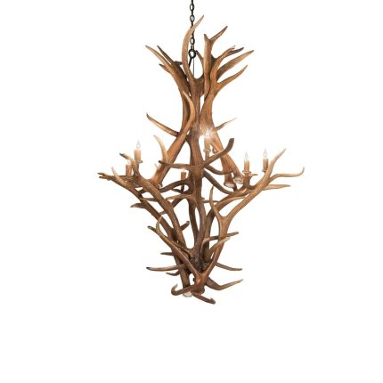 Meyda Lighting Antlers 48 Inch 3 Light Chandelier Cp744479