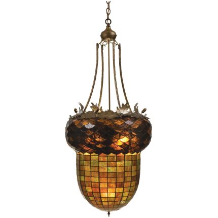 Meyda Lighting Greenbriar Oak 22 Inch Large Pendant Cp71059