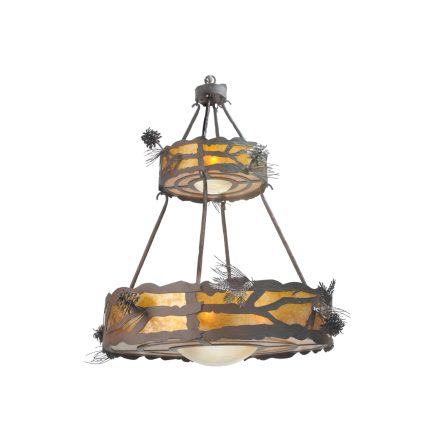 Meyda Lighting Woodland Pine 35 Inch Large Pendant Cp119654