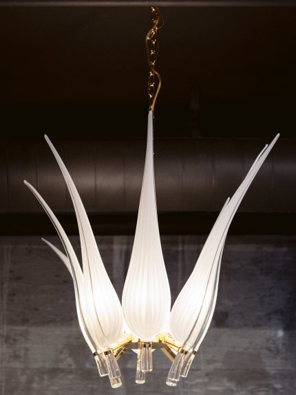 Myran Allan Murano Glass Chandelier Floor Sample