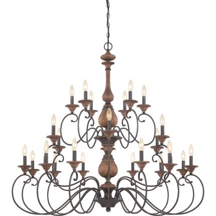 Quoizel Auburn 48 Inch 24 Light Chandelier Cp121484