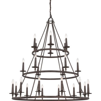 Quoizel Voyager 48 Inch 24 Light Chandelier Cp180561