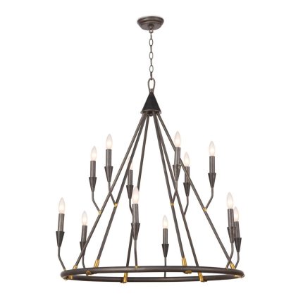Regina Andrew Coastal Living Sierra 35 Inch 12 Light Chandelier Cp433338