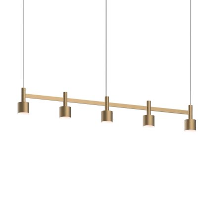 Sonneman Systema Staccato 57 Inch 5 Light Led Linear Suspension Light Cp764391