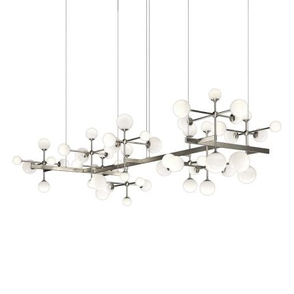 Sonneman Sonneman Nebula 95 Inch 19 Light Led Linear Suspension Light Cp516227