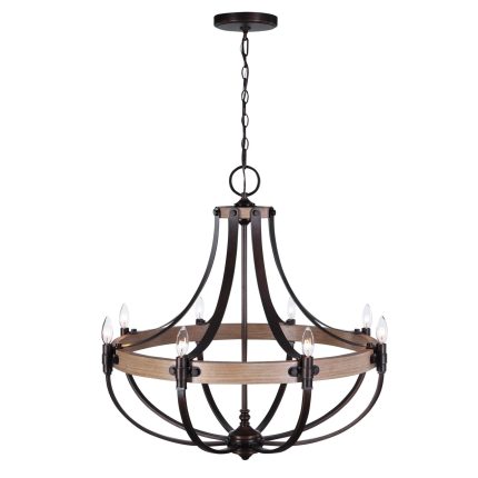 Uttermost Kalizma Home Dubois 32 Inch 8 Light Chandelier Cp407747