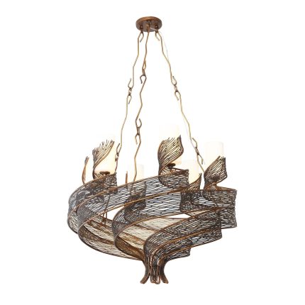 Varaluz Flow 29 Inch 6 Light Chandelier Cp37972