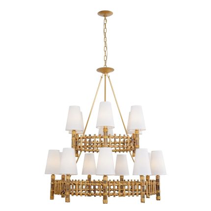 Varaluz Nevis 36 Inch 15 Light Led Chandelier Cp757035