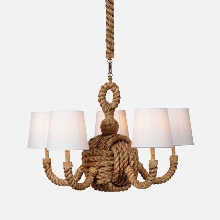Rachel Handwoven Rope Chandelier